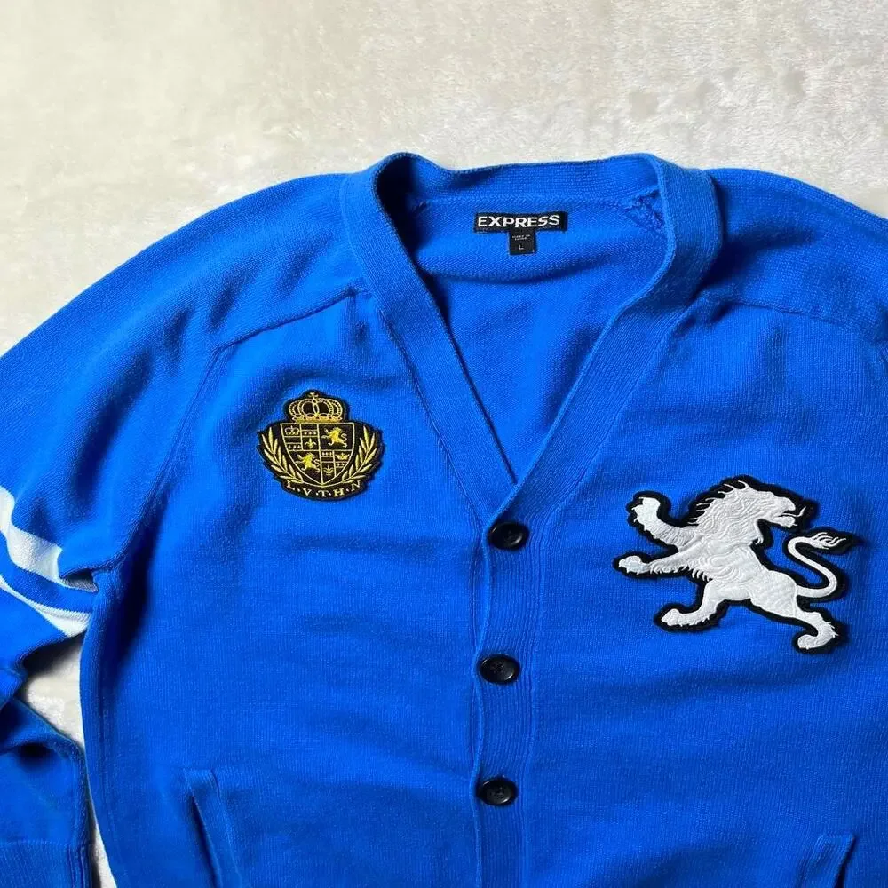 Express varsity cardigan